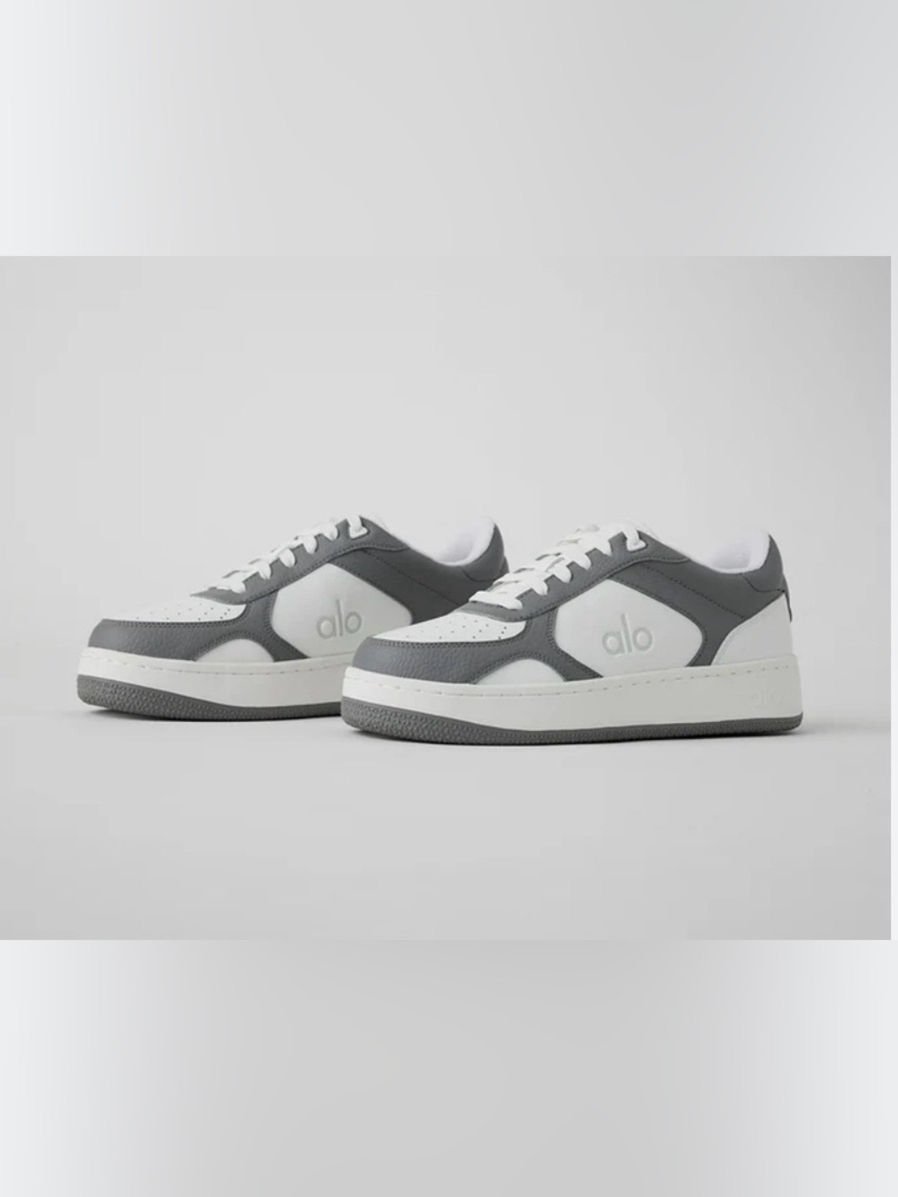 ALO Recovery Mode Sneaker Grey and White Size Women’s 9 / Mens 7.5